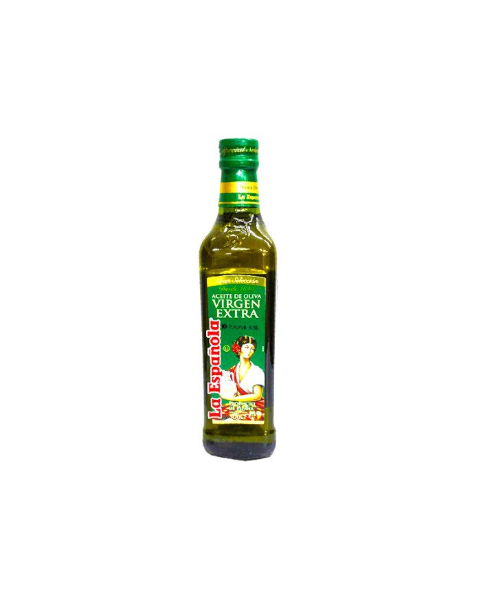 ACEITE DE OLIVA EXTRA VIRGEN LA ESPAÑOLA VIDRIO 500 ML
