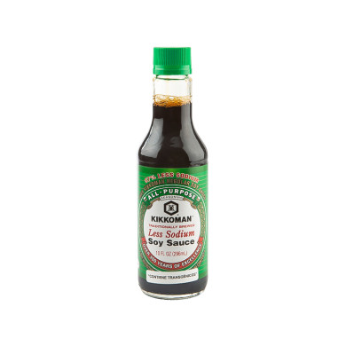 SALSA DE SOYA BAJA EN SODIO KIKKOMAN 296 ML