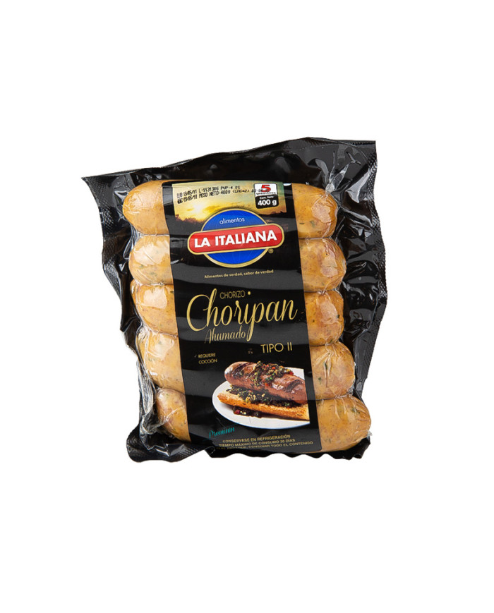 CHORIZO AHUMADO CHORIPAN TIPO II LA ITALIANA 400 G