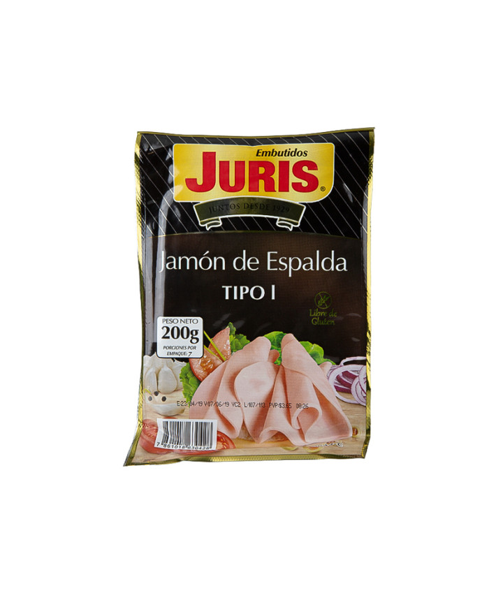 JAMON DE ESPALDA TIPO I JURIS 200 G