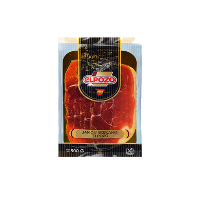 JAMON SERRANO EL POZO 500 G