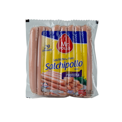 SALCHICHA POLLO TIPO I MR POLLO 1 KG (X 29)