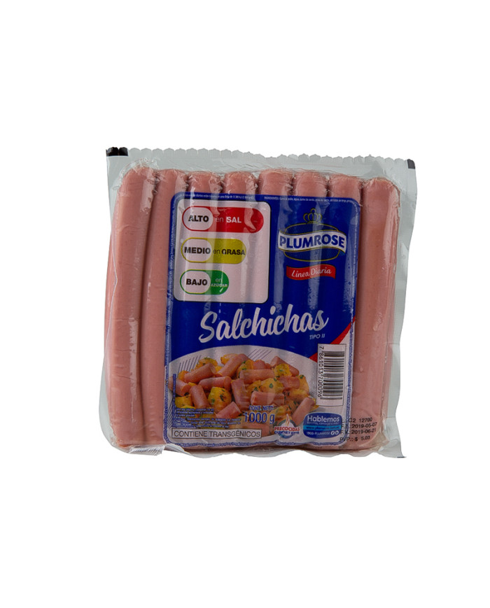 SALCHICHA TIPO I PLUMROSE 1 KG