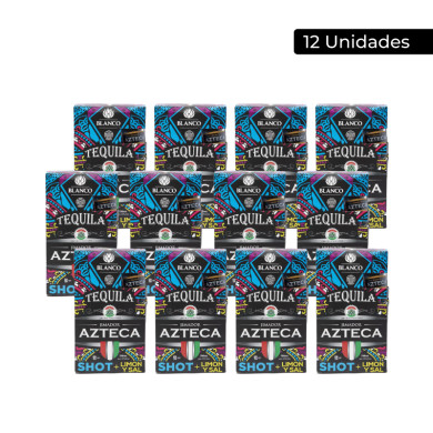 TEQUILA BLANCO AZTECA CAJA (12 X 750 ML)