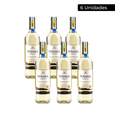 VINO BLANCO CHARDONNAY PEÑASOL CAJA (6 X 750 ML)