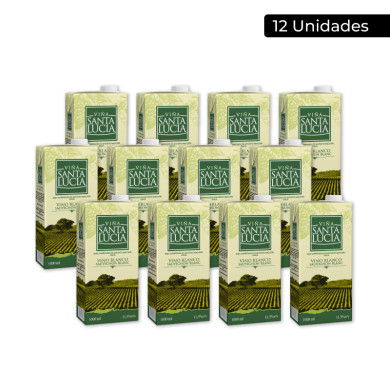 VINO BLANCO SANTA LUCIA CAJA (12 X 1 LT)