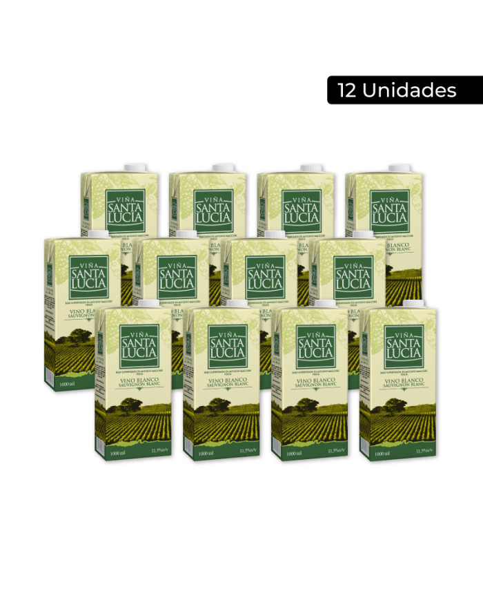 VINO BLANCO SANTA LUCIA CAJA (12 X 1 LT)