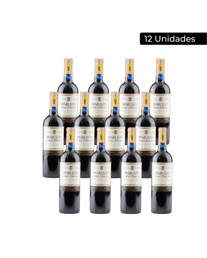 VINO TINTO CABERNET SOUVIGNON MARQUES CONCHA Y TORO CAJA (12 X 750 ML)