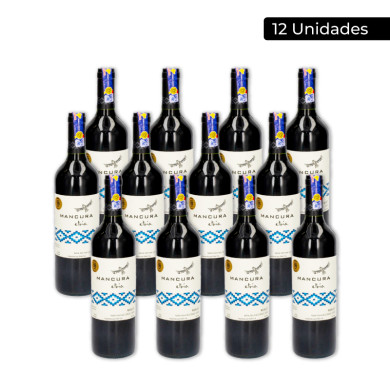 VINO TINTO MERLOT MANCURA CAJA (12 X 750 ML)