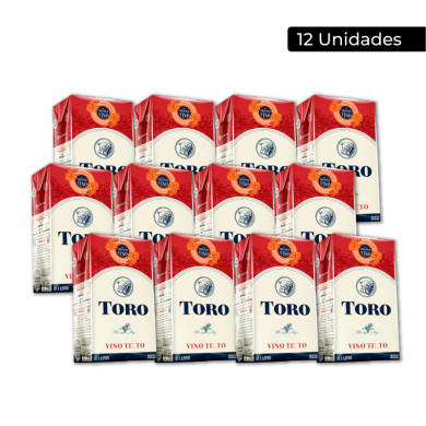 VINO TINTO TORO CARTON CAJA (12 X 1 LT)