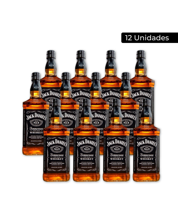 WHISKY OLD JACK DANIELS CAJA (12 X 750 ML)