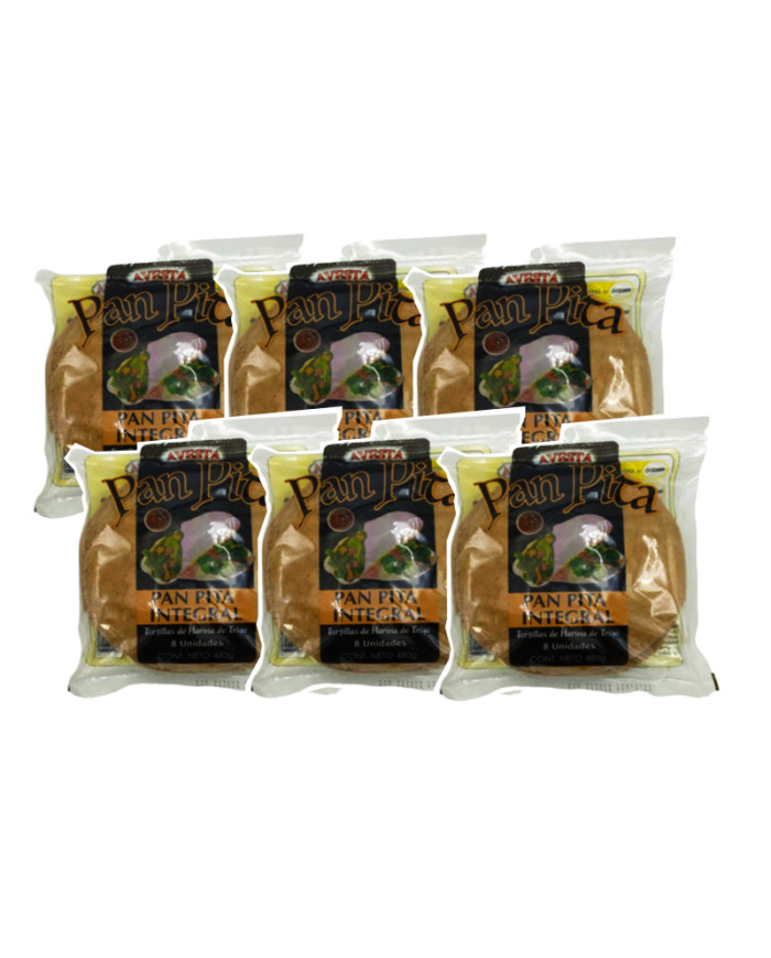 PAN PITA INTEGRAL AVESTA CAJA (6 X 480 G)