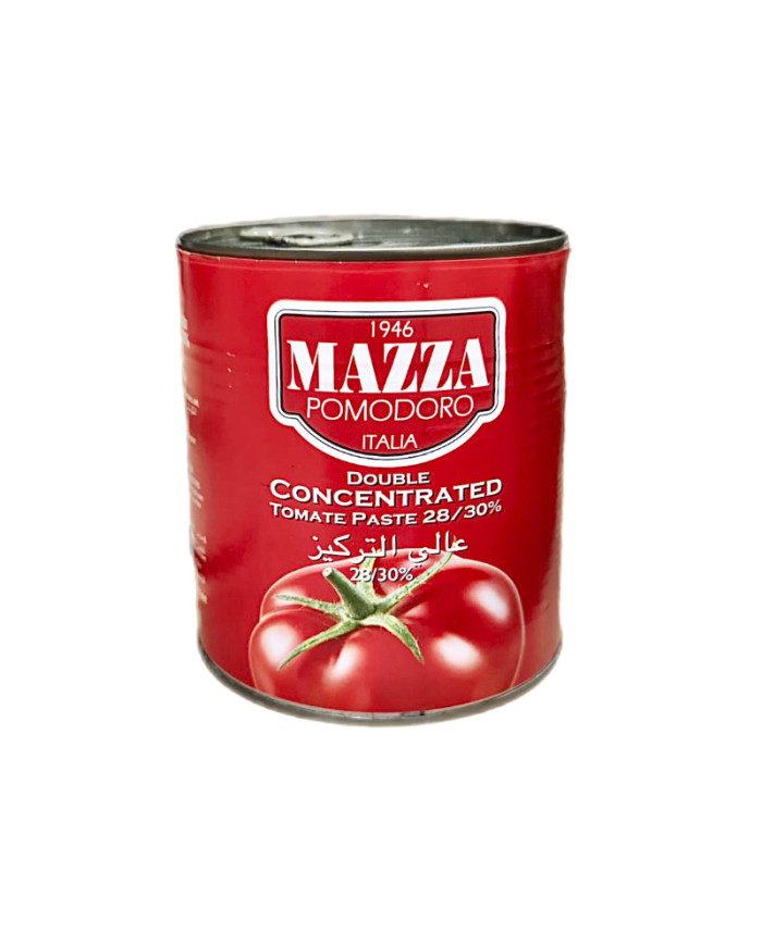 PASTA DE TOMATE DOBLE CONCENTRADA 28/30 LATA MAZZA 800 G