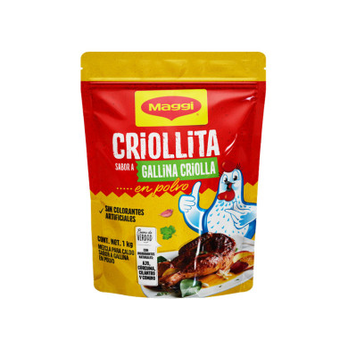 CALDO DE GALLINA EN POLVO CRIOLLITA MAGGI 1KG
