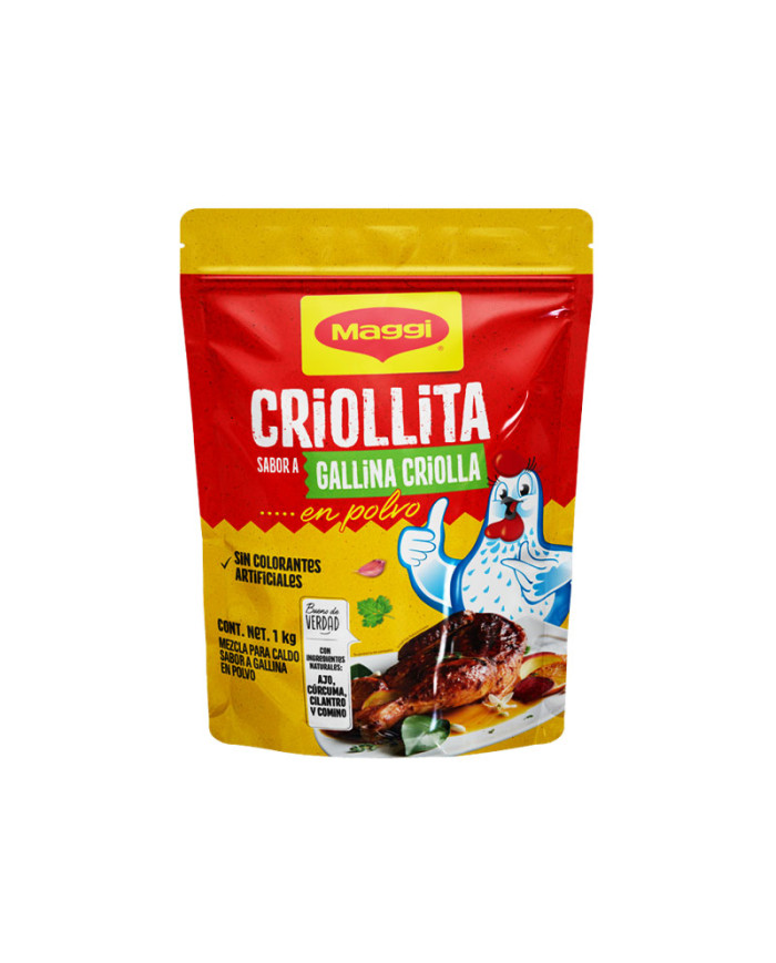 CALDO DE GALLINA EN POLVO CRIOLLITA MAGGI 1KG