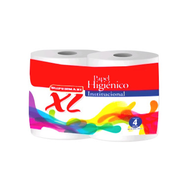 PAPEL HIGIÉNICO INSTITUCIONAL SUPERMAXI XL PACK (4 X 180 M)