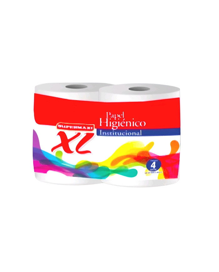 PAPEL HIGIÉNICO INSTITUCIONAL SUPERMAXI XL PACK (4 X 180 M)
