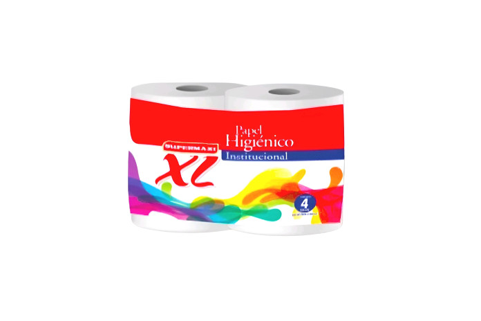 PAPEL HIGIÉNICO INSTITUCIONAL SUPERMAXI XL PACK (4 X 180 M)