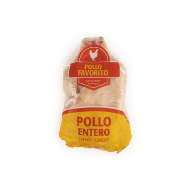 POLLO, ENTERO VACIO REFRIGERADO FAVORITO FUNDA (1.6 - 1.8 KG) POLLO, ENTERO VACIO REFRIGERADO FAVORITO FUNDA (1.6 - 1.8 KG)