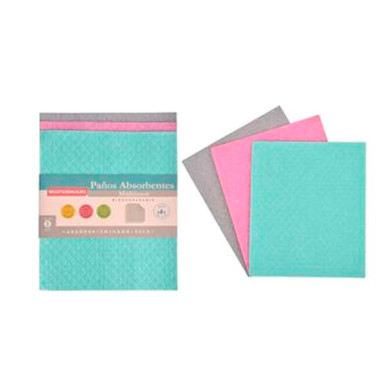 PAÑO ABSORBENTE MULTIUSOS SUPERMAXI (X3 UNIDADES)