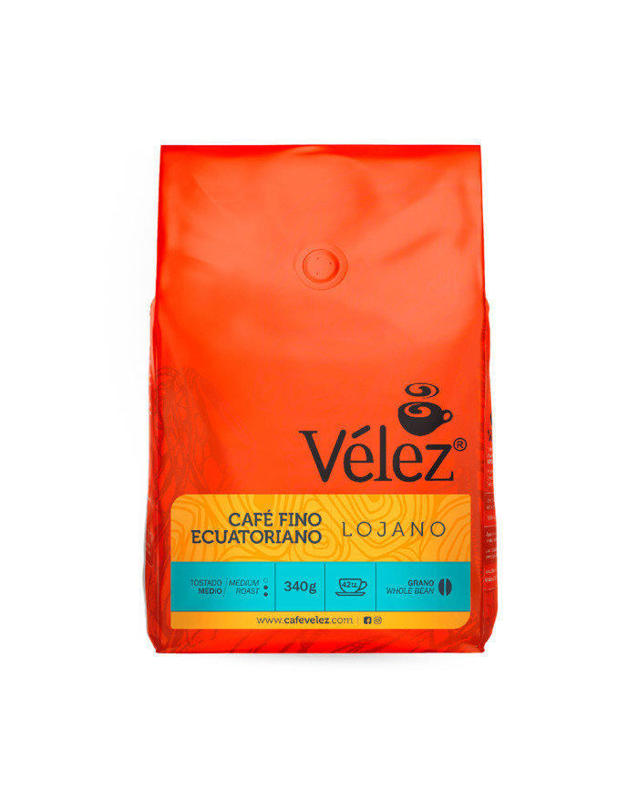 CAFE GRANO FINO ECUATORIANO LOJANO VELEZ 340 GR