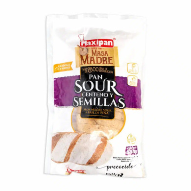 PAN SOUR DE CENTENO Y SEMILLAS MAXIPAN 500 GR
