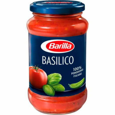 SALSA BASILICO ALBAHACA BARILLA 400 GR