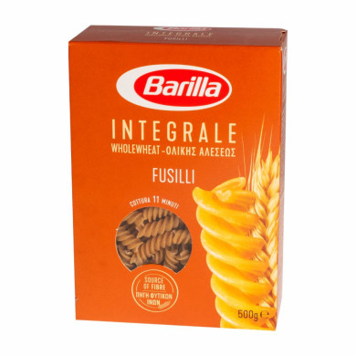 PASTA FUSILLE INTEGRAL BARILLA 500 GR