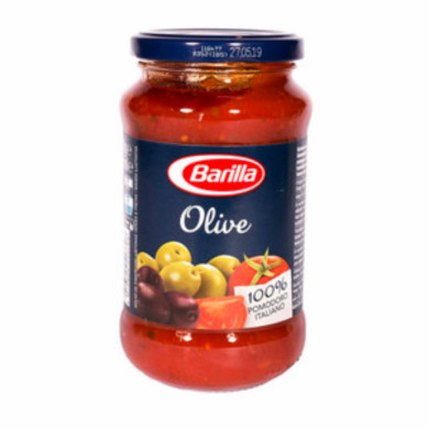 SALSA TOMATE Y ACEITUNAS BARILLA 400 GR