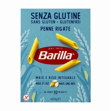 PASTA MAIZ Y ARROZ PENNE RIGATE BARILLA 400 GR