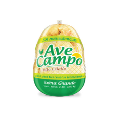 POLLO VACIO CONGELADO AVECAMPO (2.4 - 3 Kg)
