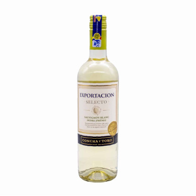 VINO BLANCO SAUVIGNON EXPORTACIÓN SELECTO CONCHA Y TORO 750 ML