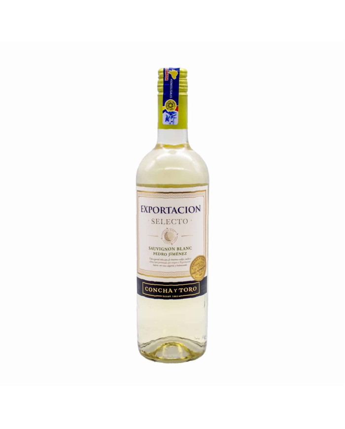 VINO BLANCO SAUVIGNON EXPORTACIÓN SELECTO CONCHA Y TORO 750 ML