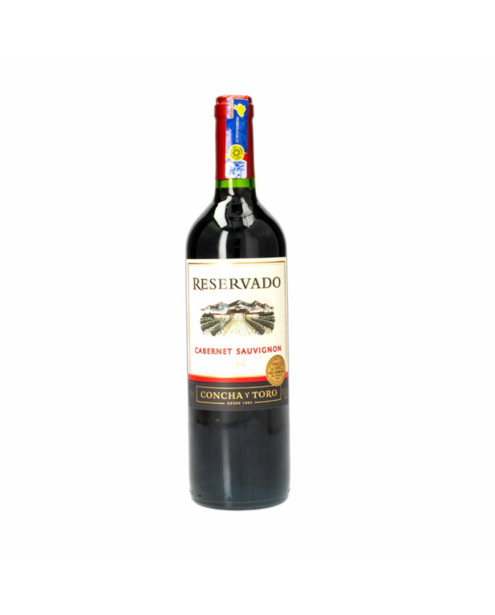 VINO TINTO CABERNET SOUVIGNON RESERVADO CONCHA Y TORO 750 ML