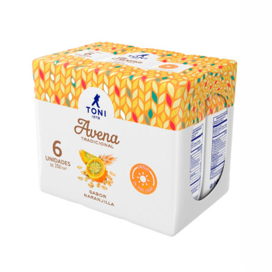 AVENA TONI NARANJILLA PACK (6 X 250 ML)