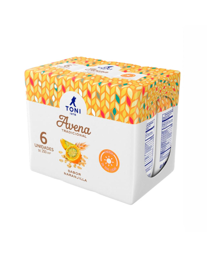 AVENA TONI NARANJILLA PACK (6 X 250 ML)