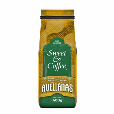 CAFE AVELLANA MOLIDO Y TOSTADO SWEET & COFFEE 400G