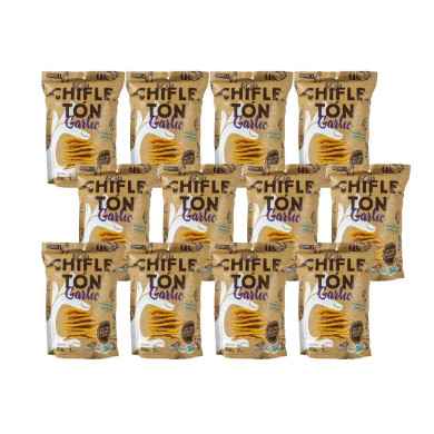 SNACK CHIFLETON TOSTON GARLIC 200 G CAJA (12 X 200 G)