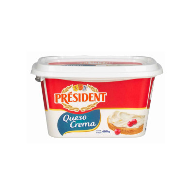 QUESO CREMA PRESIDENT 400 G
