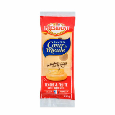QUESO PRESIDENT EMMENTAL CUÑA 250G