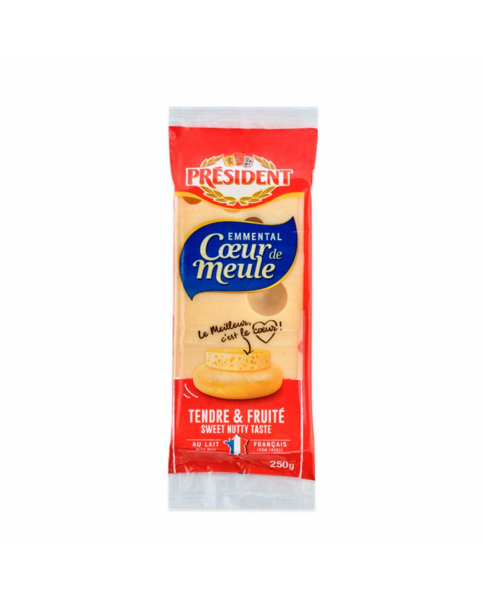 QUESO PRESIDENT EMMENTAL CUÑA 250G