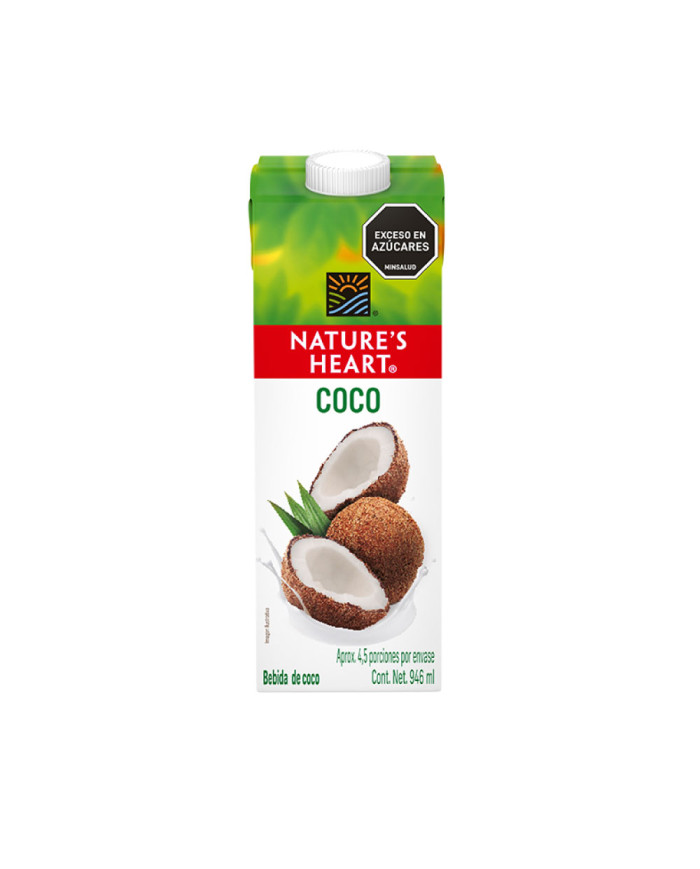 BEBIDA DE COCO NATURES HEART TETRAPACK 946 ML