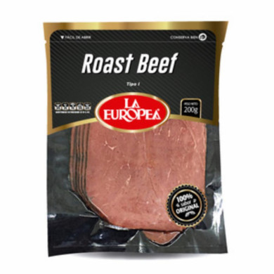 ROAST BEEF T1 LA EUROPEA 200 GR