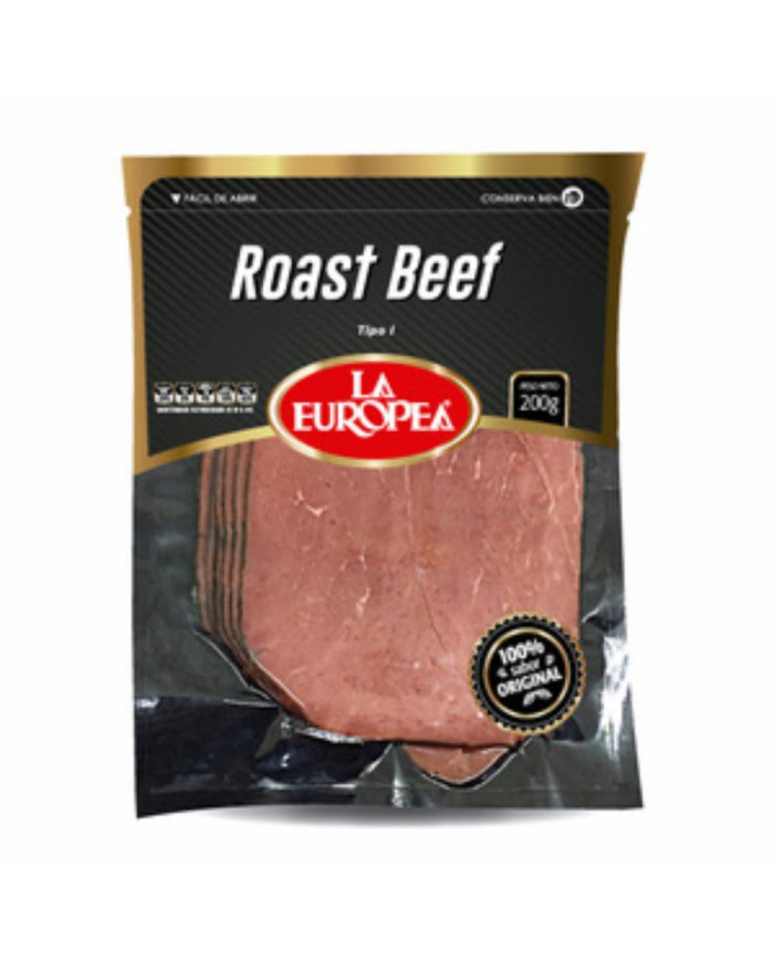 ROAST BEEF T1 LA EUROPEA 200 GR
