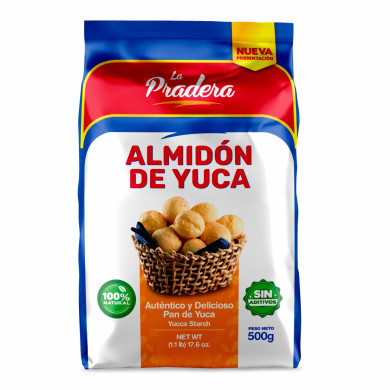 ALMIDON DE YUCA LA PRADERA 500 G