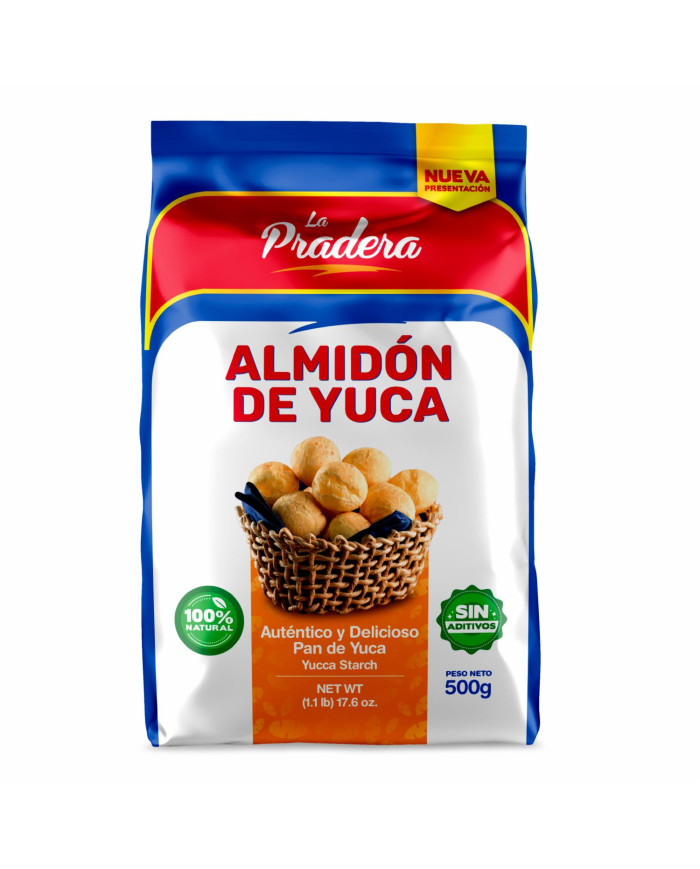 ALMIDON DE YUCA LA PRADERA 500 G