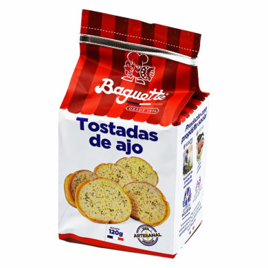 TOSTADAS CON AJO BAGUETTE 120 GR
