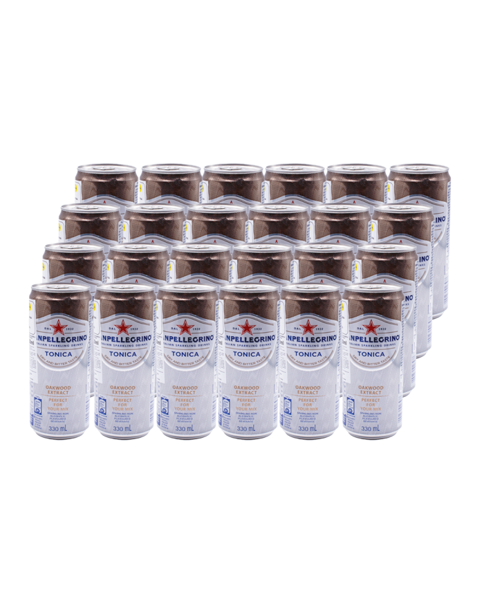AGUA TONICA CARBONATADA CON QUININA SAN PELLEGRINO CAJA (24 X 330 ML)