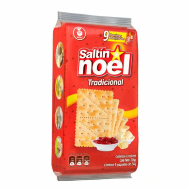 GALLETAS SALTIN TRADICIONAL NOEL 216G (9 X 24 G)