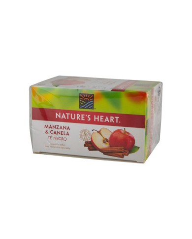 AROMATICA DE MANZANA CANELA TE NEGRO NATURES HEART 26 G (20 X 1.3 G)